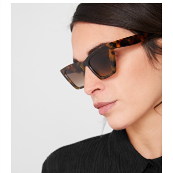 Angular Cat Eye Sunglasses - Picture 2 of 3